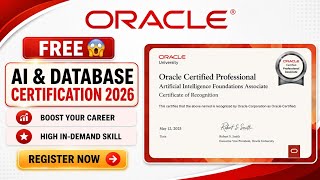 🚀 Oracle FREE AI & Database Certification 2026 | Get Certified & Boost Your Career! 🎓