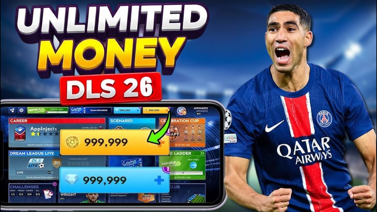 DLS 26 Hack/Mod Apk How to Get Dream League Soccer