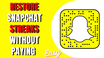 How To Restore Snapchat Streaks Without Paying (easy)