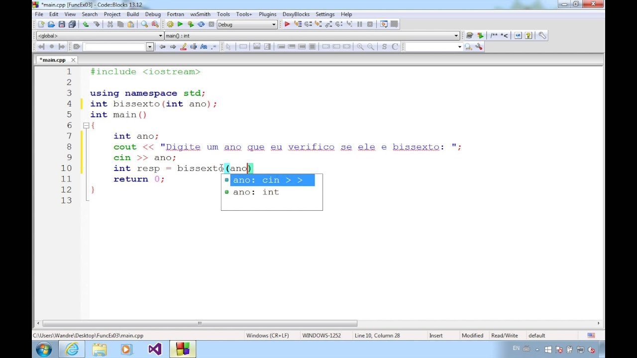 Vídeo aula de C++ - Funções - Resolução de Exercícios 3 - YouTube