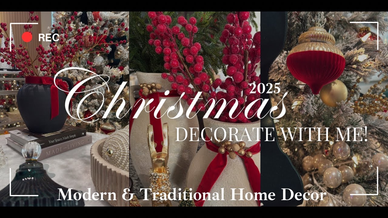 Роскошный ремонт дома к Рождеству 2025! Идеи декора в современном и традиционном стиле!