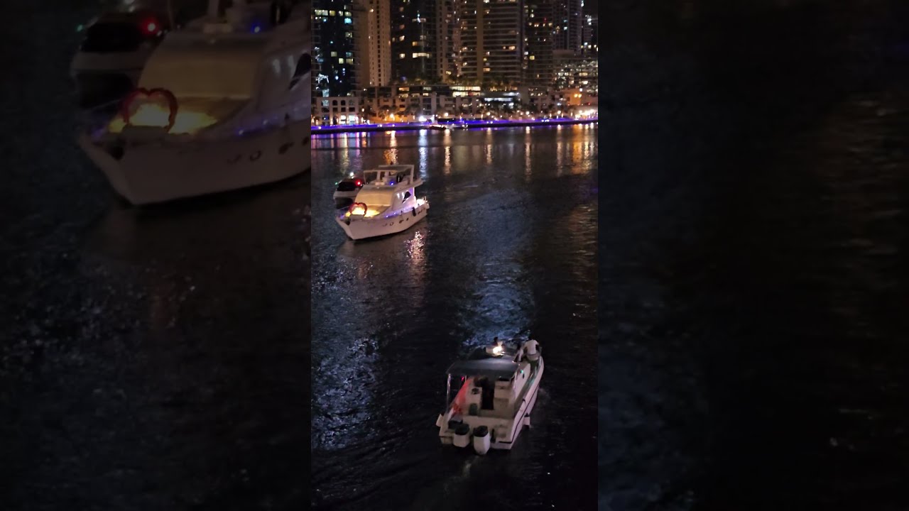 Reminiscing Dubai Marina Cityscape #dubai #dubaimarina #shorts