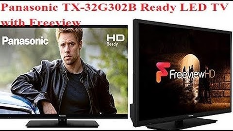 Panasonic TX-32G302B 32 Inch HD Ready LED TV with Freeview HD, Black (2019) : Star Deal Technology