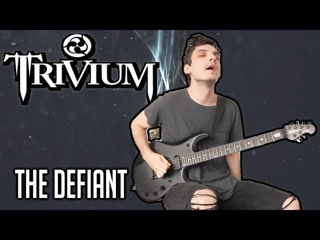 Trivium | The Defiant | GUITAR COVER (2020) class=