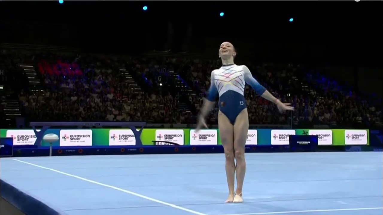 Ana Barbosu 🇷🇴 takes GOLD 🥇 on floor Final at European championships 2025