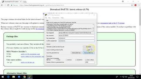 Use Putty to generate a SSH2 key