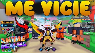 😱ME VICIE EN ESTE JUEGO DE ANIME REALMS ROBLOX