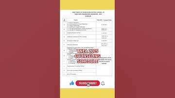 TNEA 2025 Online Application Open | TNEA 2025 Application Open #shorts