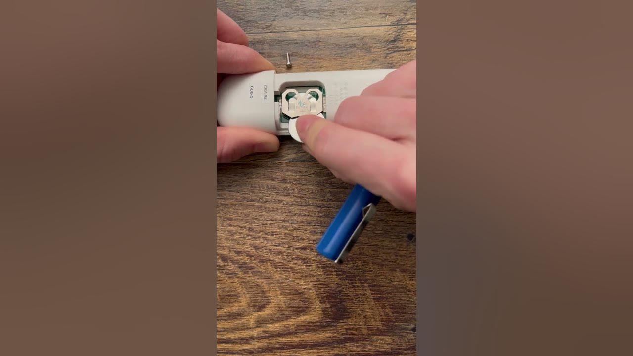 Hunter Ceiling Fan Remote Battery Change DamageFree shorts YouTube