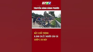 Bắt 5 đối tượng đ.ánh ch.ế.t người câu cá cướp 2 xe máy #shorts  | BPTV