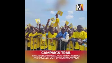#UgandaDecides2026: Kiryandongo comes alive as Phina Mugerwa & Omega 256 light up NRM campaign