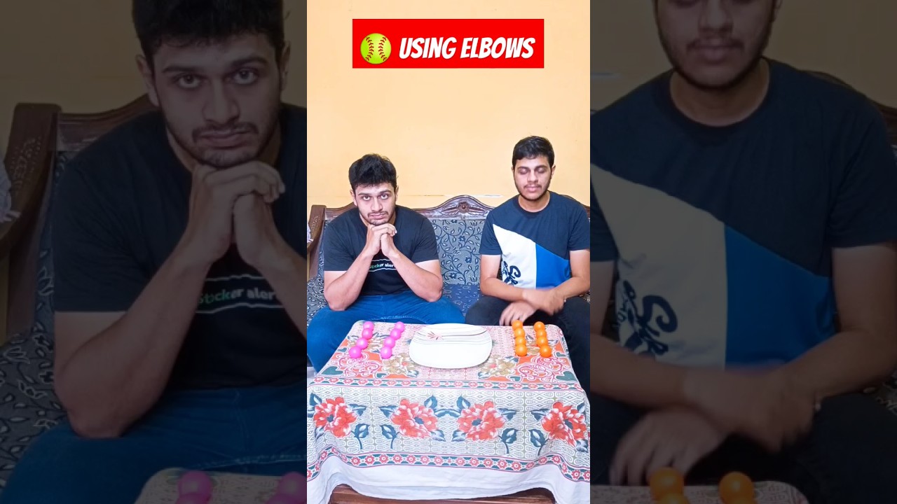 Put The Balls With The Elbows Challenge 