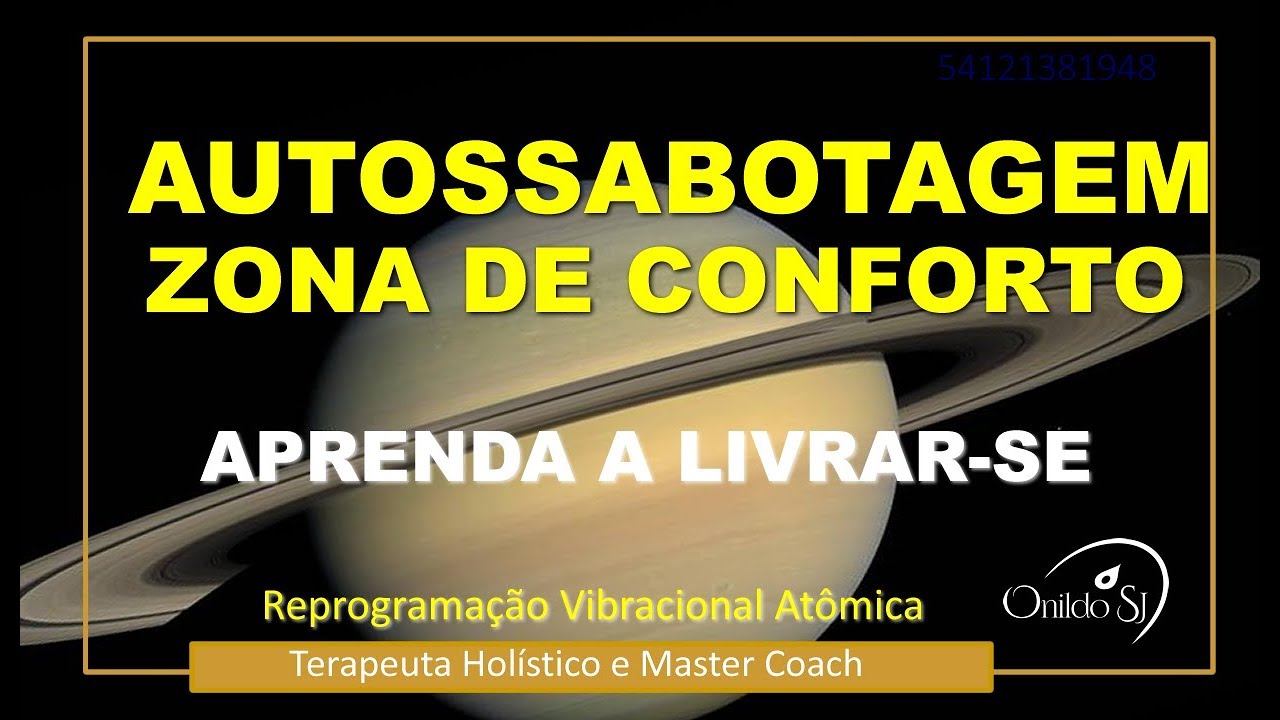 COMO LIVRAR SE DA ZONA DE CONFORTO E DA AUTOSSABOTAGEM atmosphere