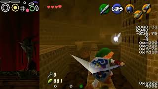 Fire Temple - scarecrow skip with longshot setup