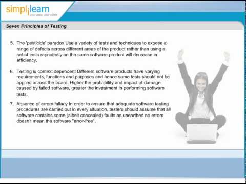 Seven Principles of Software Testing | Software Testing Certification Training | CTFL Training - Seven Principles of Software Testing | Software Testing Certification Training | CTFL Training