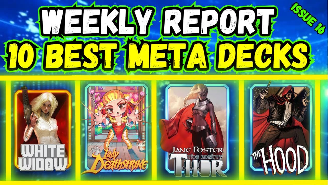 Junk Meta Is Full Flow 10 Decks Of The Week - Marvel Snap Weekly Report 16