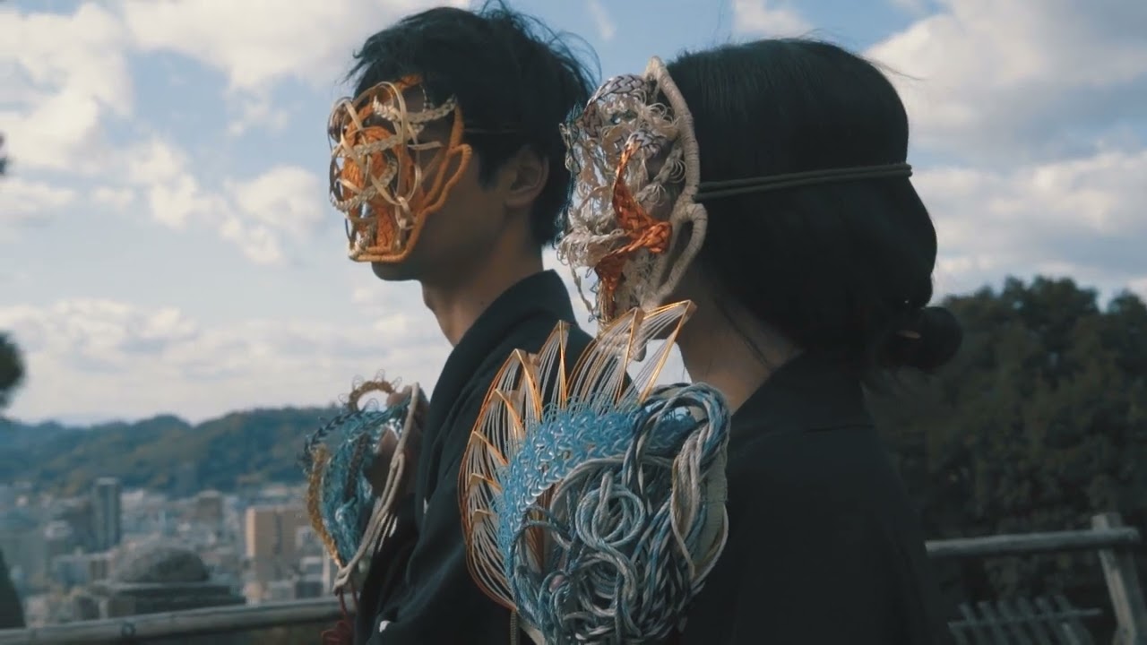 【訳あり美品】伝統的な和服セット 鷹と松の柄 和柄 鷹と松 日の出・松の木・タカ柄 ドビー生地