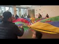 Kids indoor activities | kids indoor game | Kids funny game | Kids parachute songs | Triple Sisters