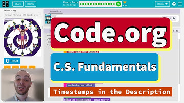 Code.org Course D Lesson 8 Dance Party | All Answers Explained | Express Course Lesson 1