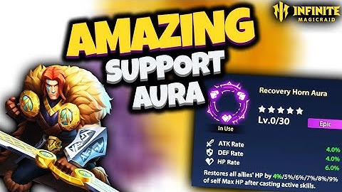 [Infinite Magicraid] Recovery Horn Aura is AMAZING for Support