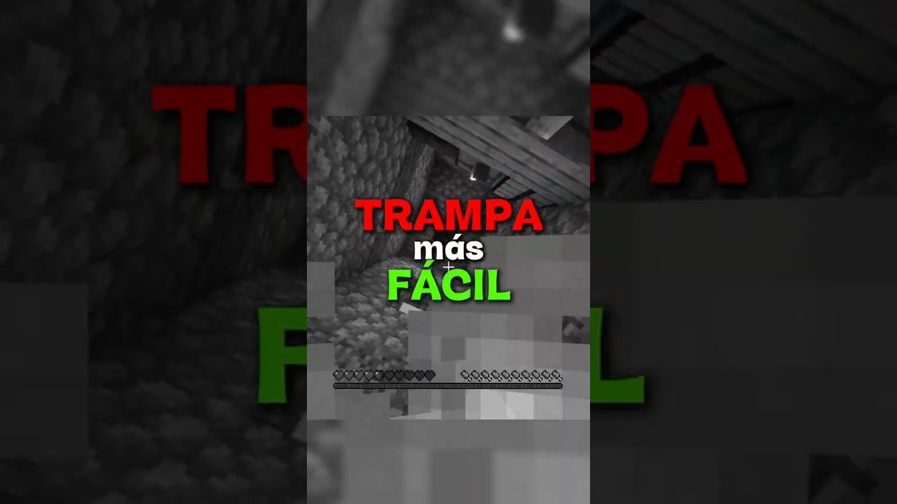 ¡Esta trampa de LAVA en Minecraft es muy sencilla!