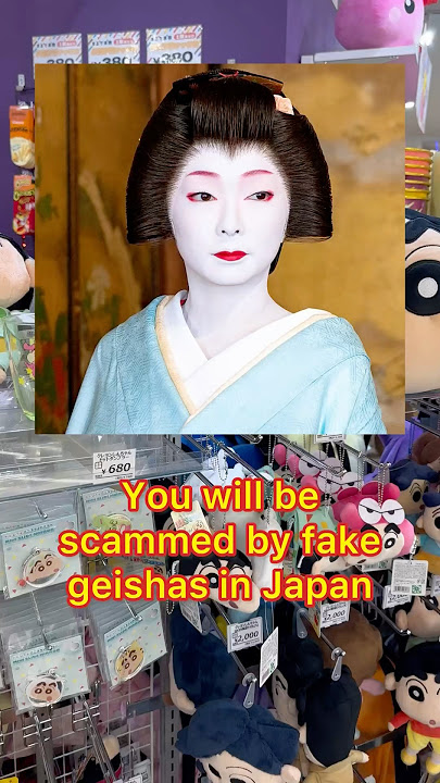 You may be scammed by a GEISHA in JAPAN😳 Beware of fake geisha! #travel #shorts #japan #geisha