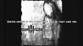 Three Days Grace - Just Like You Lyric Video