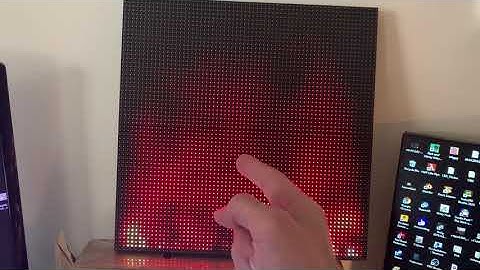 ESP32 RGB LED Matrix Aurora Demos (Using Chained Displays)