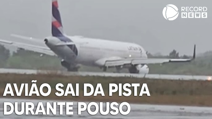 Pneu de avião que faria translado de vítimas de acidente aéreo fura durante  pouso no AC; vídeo, Acre