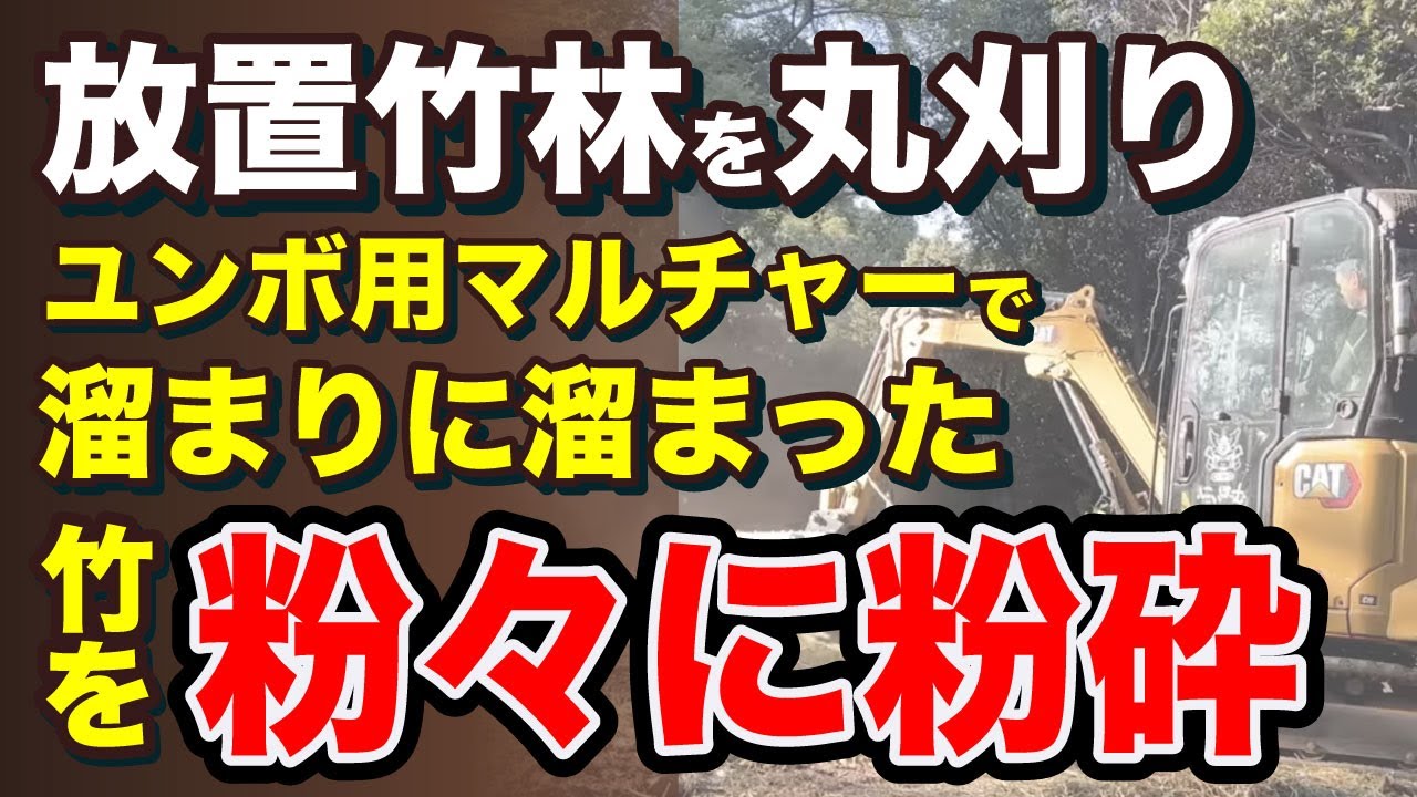 【衝撃】竹藪の開拓が“こんなに楽”になるなんて…熱中症対策も完璧！