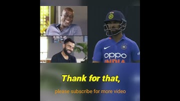 Viv Richards appreciates kohli