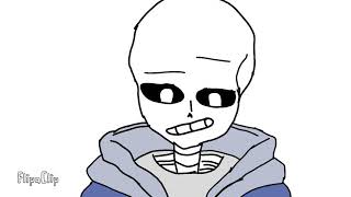 sans just saying hey with his song animation||my hand needs work