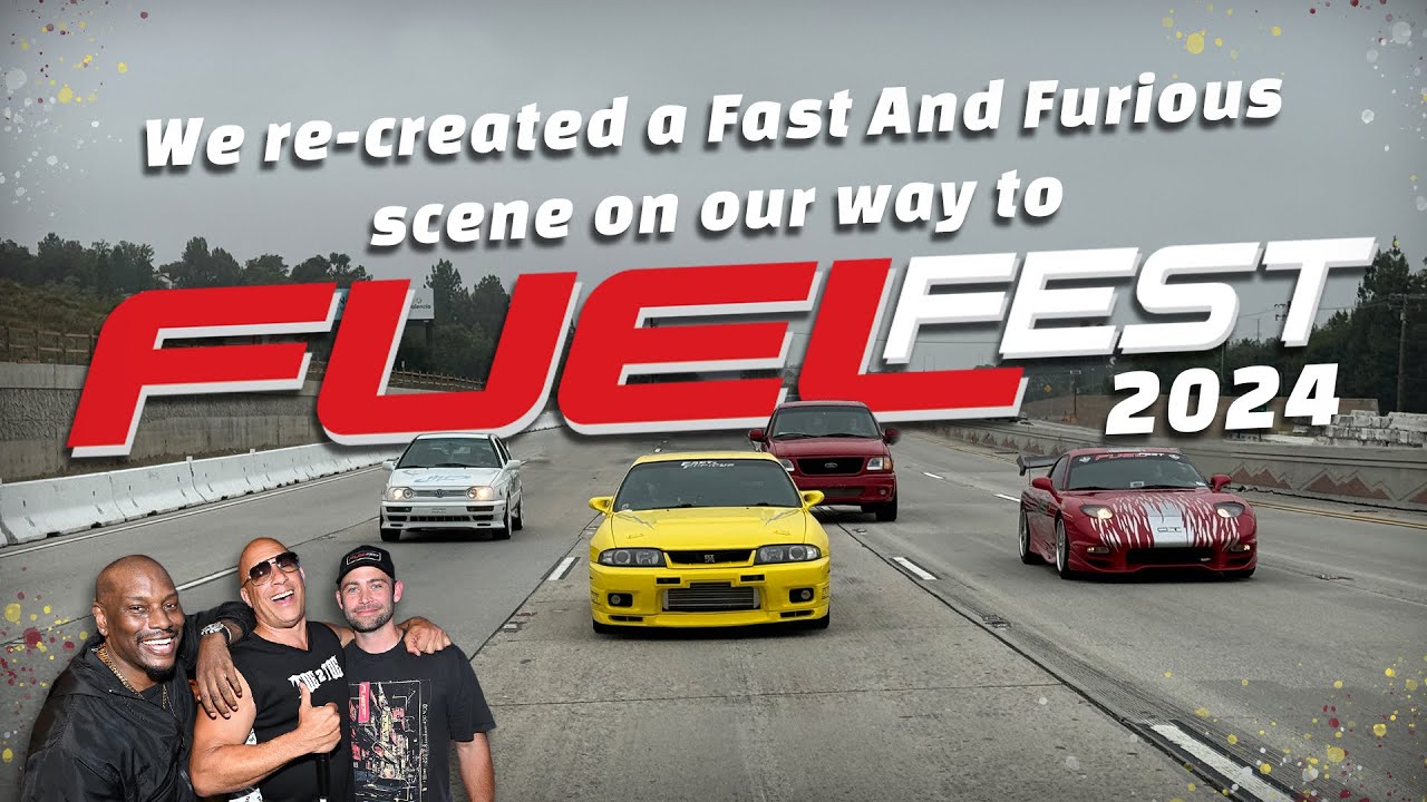 We recreated a fast and furious scene on our way to Cody Walker's Fuel
