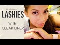 Lashies by MoxieLash with clear eyeliner! Feat. Happy lash