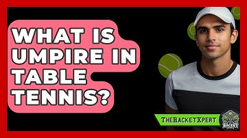 What Is Umpire In Table Tennis? - The Racket Xpert