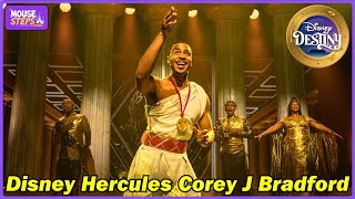 Disney Hercules Show Star Corey J. Bradford Interview - Disney Destiny Cruise