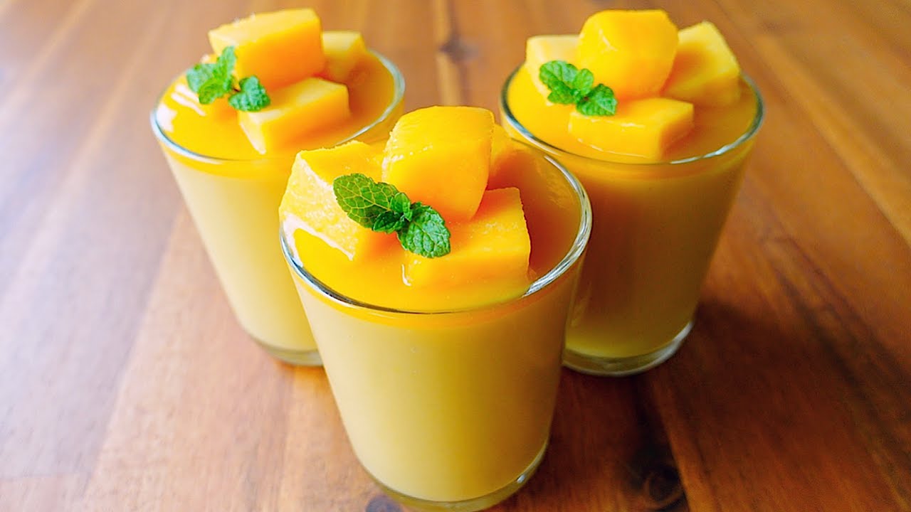 Mango Pudding with Agar Agar No Gelatin No Egg Mango Recipe