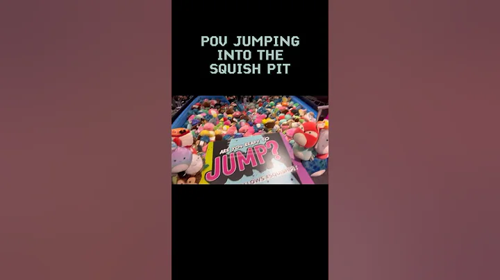 Would you jump into the Squish Pit? #squishmallows #squishpit #vidcon #shorts