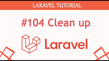 #104  Clean up Complete Blogging Content Management System in Laravel