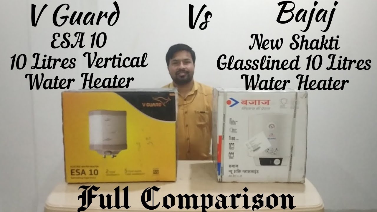 V Guard Vs Bajaj Water Heater (Geyser) | Unboxing And Review - YouTube