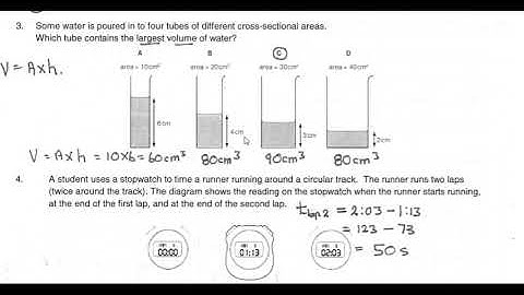 GCSE Physics: sample questions on measurements