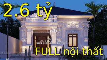 2.6 tỷ FULL nội thất cao cấp - Liệu bạn có thích? - BT 12018 | NHÀ ĐẸP KATA