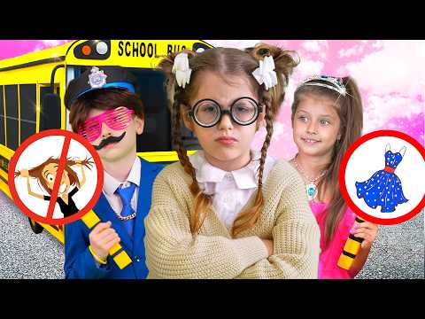 Historias de autobuses escolares de Eva y amigas