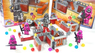 LEGO Squid Game Marble Scene | 오징어 게임 대리석 장면 | 魷魚遊戲 打彈珠遊戲 Unofficial Lego Minifigures
