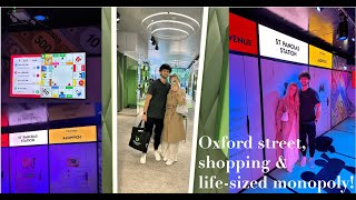 🛍️ Oxford St, shopping haul & LIFE-SIZED monopoly 🎩💵