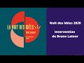 Nuit des idées 2020 - Introduction inaugurale de Bruno Latour