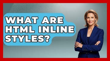 What Are HTML Inline Styles? - Simple HTML Studio