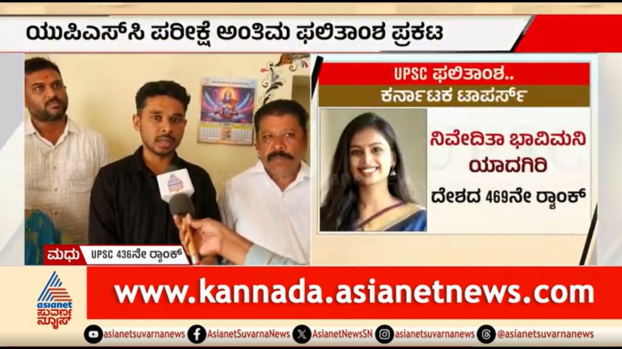 ಅಜಿತ್ ದೋವಲ್, ಕಿರಣ್ ಬೇಡಿ ನನಗೆ ಸ್ಫೂರ್ತಿ | Madhu From Kolar | UPSC Success Story | Suvarna News
