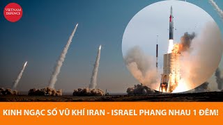 Một đêm, nhìn mà thảng thốt số vũ khí Iran - Israel phang nhau, đánh nữa thì...