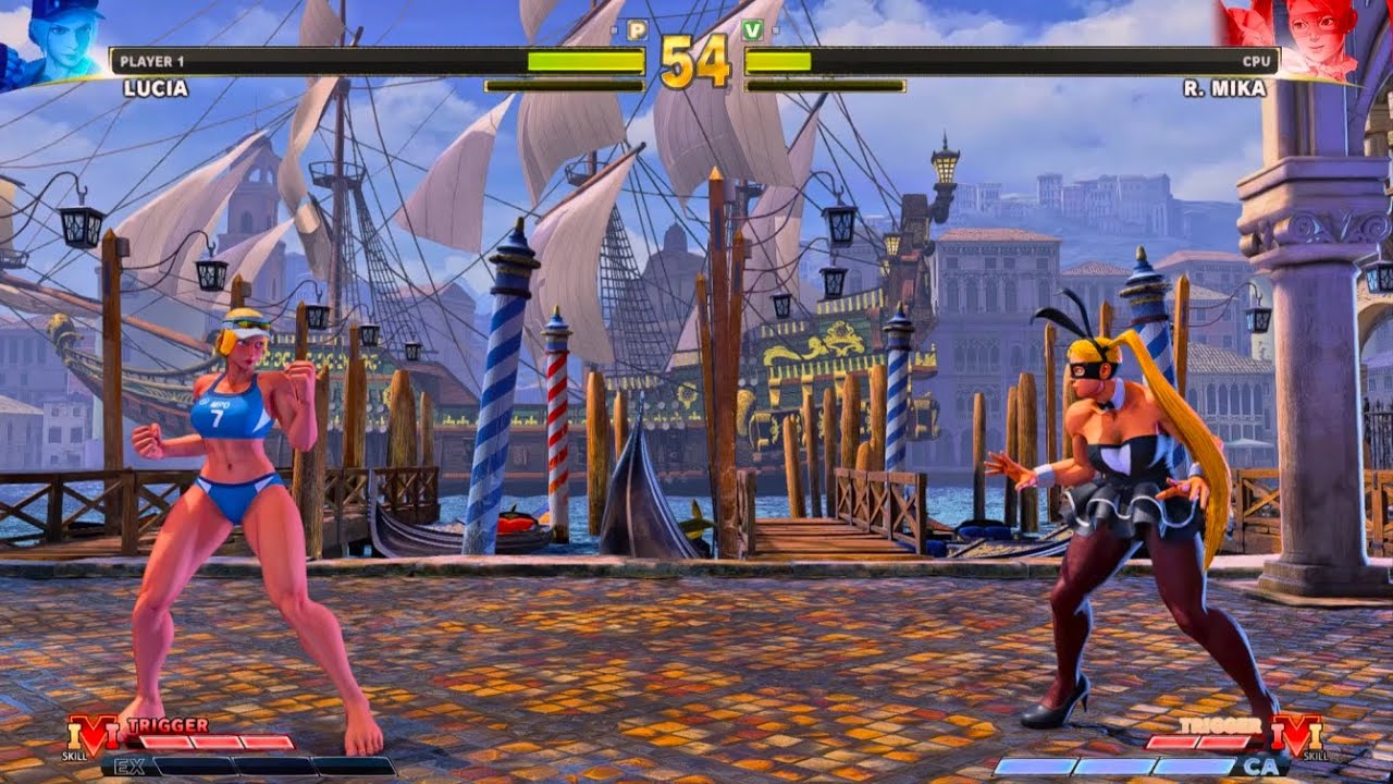 Lucia vs R. Mika - Street Fighter V